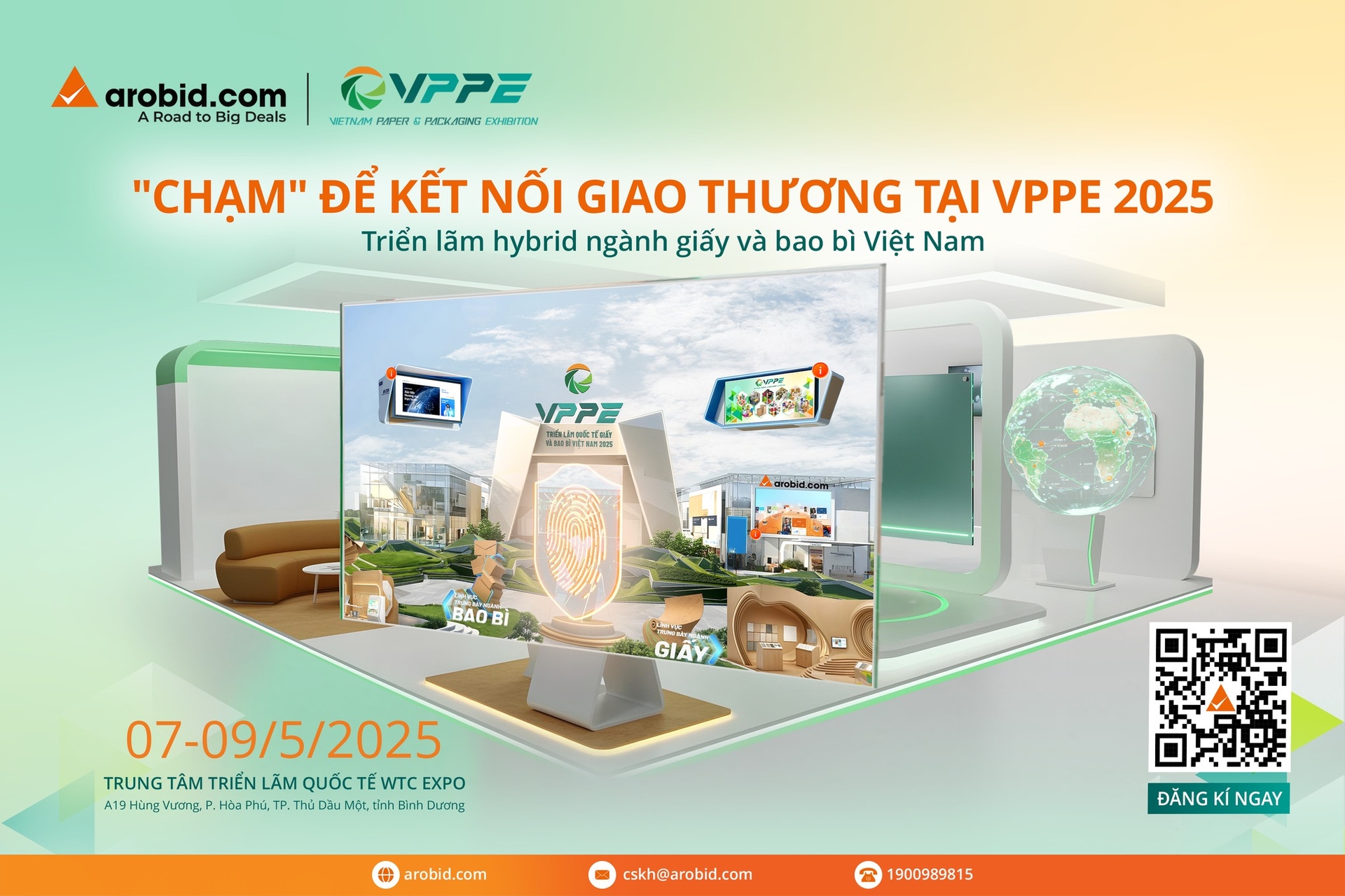 Triển lãm VPPE diễn ra từ 07-09/5/2025 (Ảnh: Arobid)