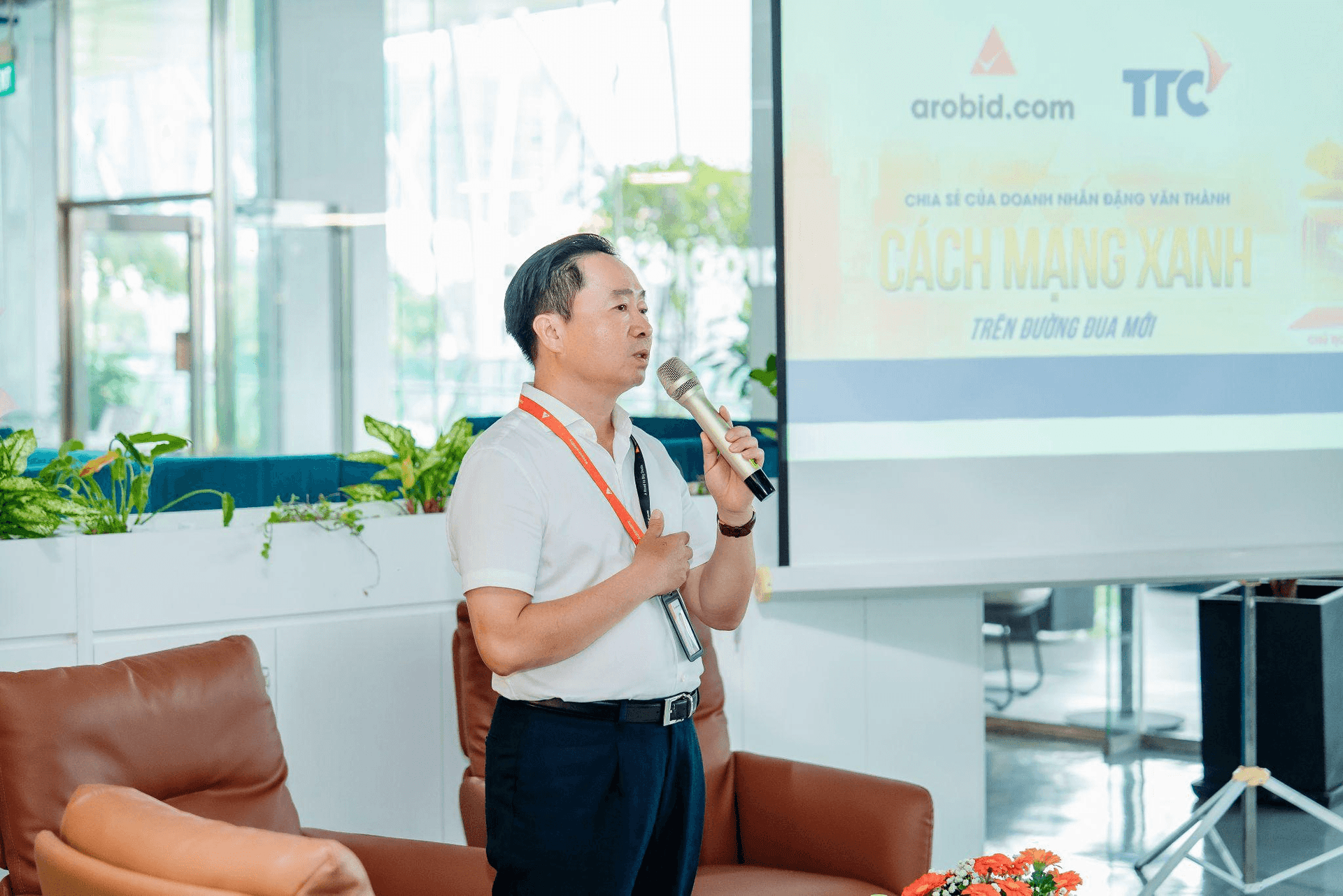 Ông Trần Văn Chín, Chủ tịch HĐQT Công ty Cổ phần Công nghệ Arobid