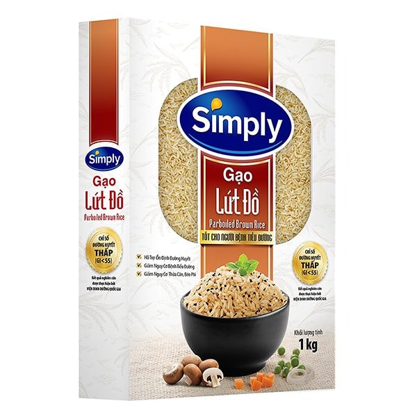 Simply Cooked Brown Rice (1kg box)
