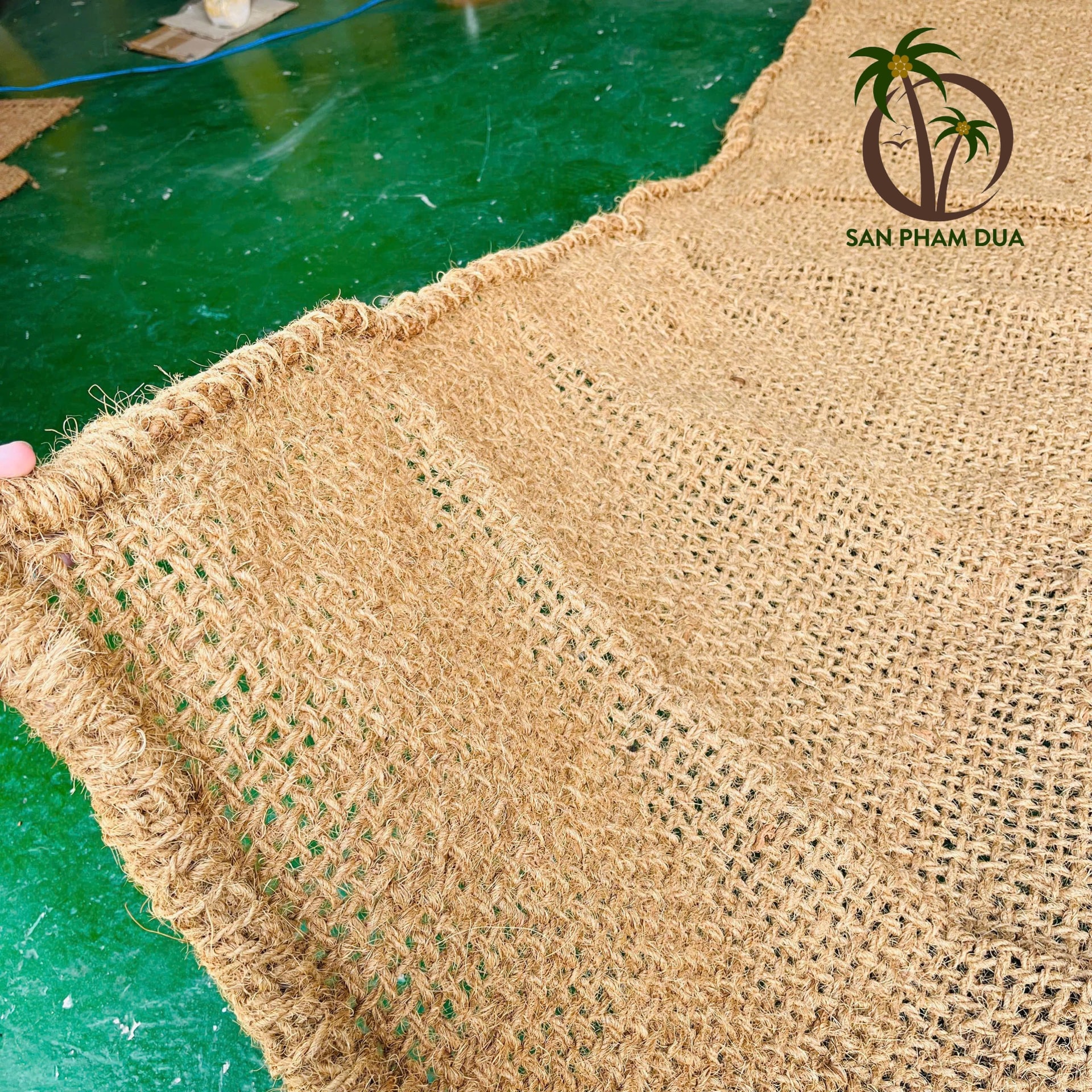 Coconut Sunshade Sail with border without hook