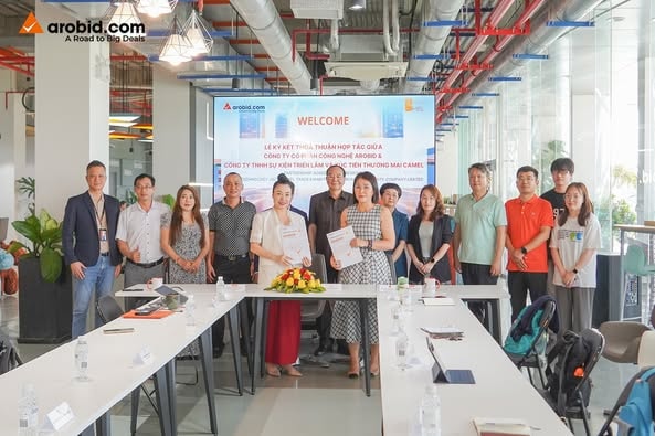LỄ KÝ KẾT HỢP TÁC CHIẾN LƯỢC GIỮA AROBID & CÔNG TY TNHH SỰ KIỆN TRIỂN LÃM VÀ XÚC TIẾN THƯƠNG MẠI CAMEL
